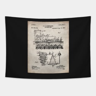 Brewing Beer Patent - Beer Art - Antique Tapestry