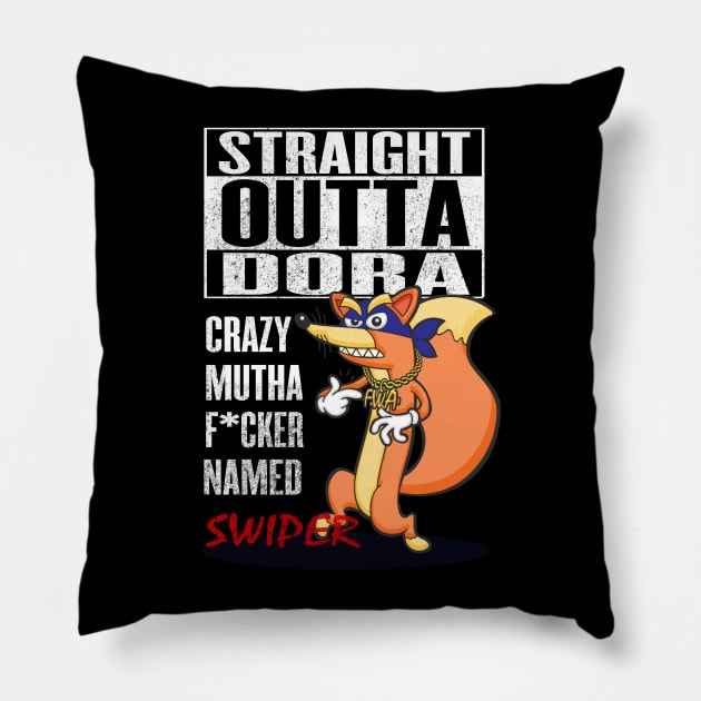 Fox with Attitude Pillow by SquareDog