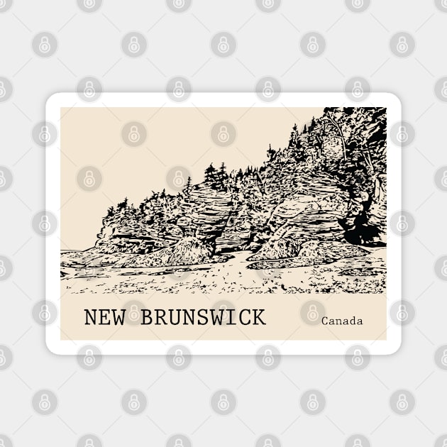 New Brunswick Canada Magnet by Lakeric