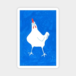 Surprised chicken Magnet