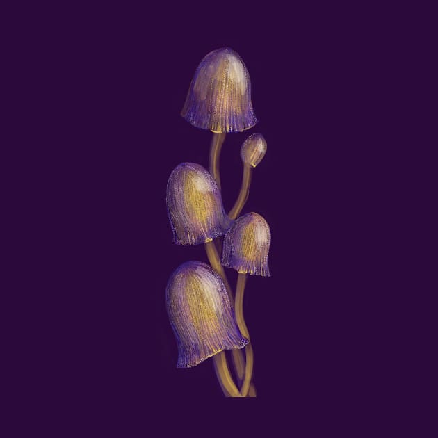 mushrooms mystic by ArtKsenia