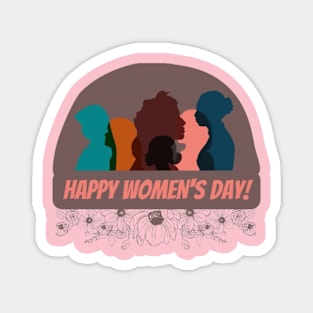 HAPPY WOMEN'S DAY MARCH 8 Magnet