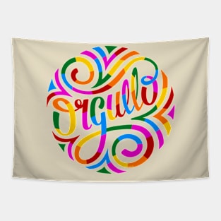 Orgullo lgtbi Lettering Mosaic Tapestry