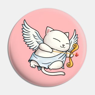 Cat Cupid Pin