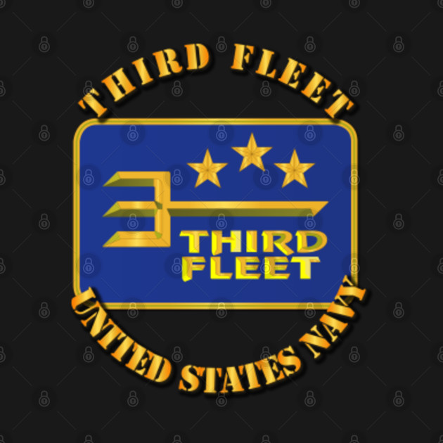 Navy - Third Fleet - Navy Third Fleet - T-Shirt | TeePublic