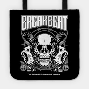 BREAKBEAT  - Evolution Skull (Grey) Tote