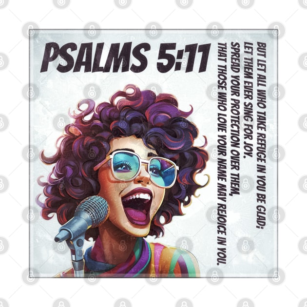 Psalms 5:11 by Bible Verses by Deb