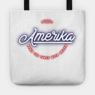 Amerika monogram  - Down the Tubes With Obiden Crest Tote