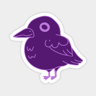 Purple Raven Magnet