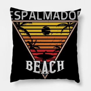 Beach happiness in Espalmador Pillow