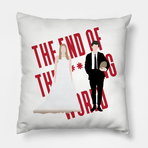 The End Of The F***ing World Pillow by BasicBeach