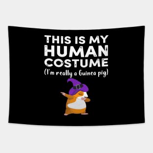 This My Human Costume I’m Really Guinea Pig Halloween (37) Tapestry