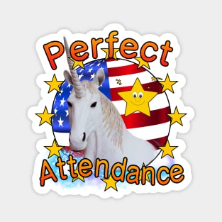 Perfect Attendance - Over Achiever Star Student Award Y2K 2000's Nostalgia Magnet