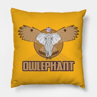 Owlephant Pillow