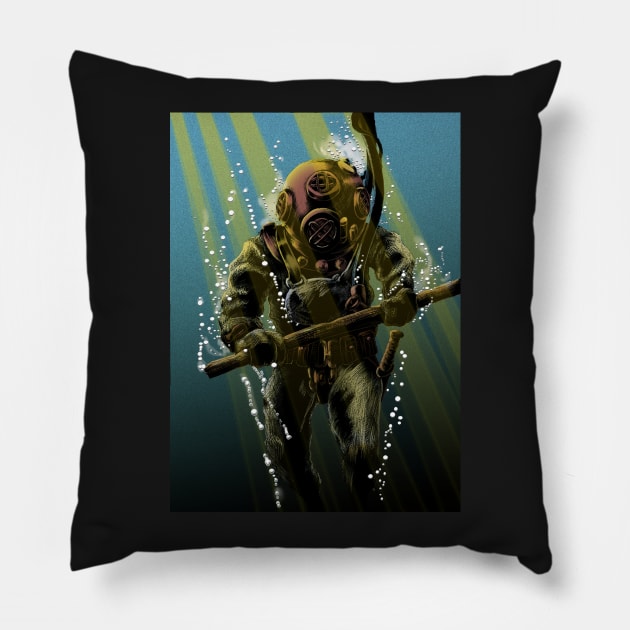 Walking with Richard Parker Pillow by blackboxman