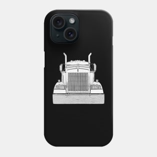 American big rig classic truck Phone Case