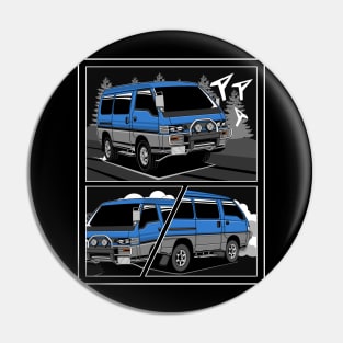 Jdm delica comic style 1 Pin