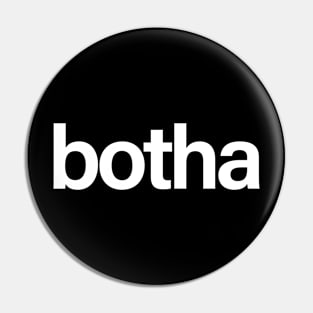 botha white Pin