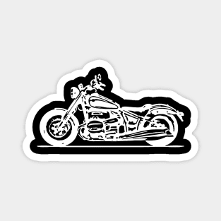 R18 Bike First Generation White Sketch Art Magnet