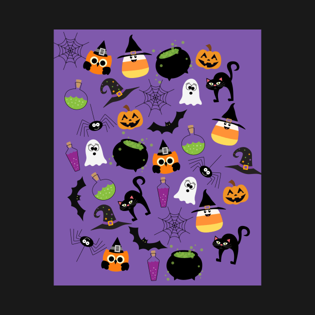 Halloween (purple) by karlaestrada