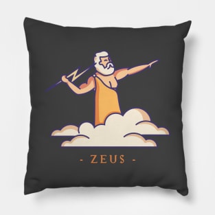 Zeus Greek Mythology Pillow