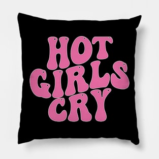 hot girls cry Pillow