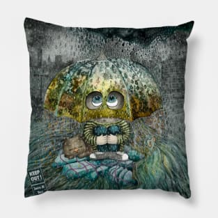 RAINING all day Pillow