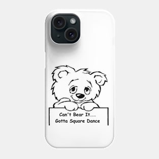 Can't Bear BLK Phone Case