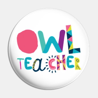 Cute Owl Teacher Gift Idea Back to School Pin