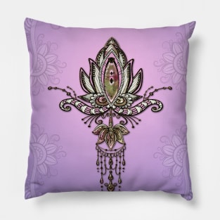 Elegant noble lotus Pillow