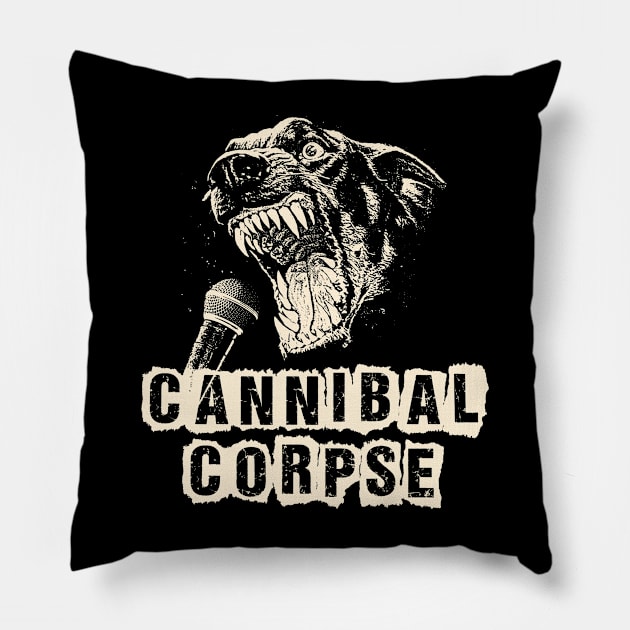 cannibal ll beast scream Pillow by angga108