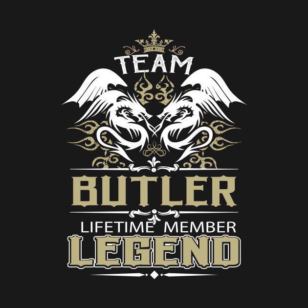 Discover Butler Name T Shirt - Team Butler Lifetime Member Legend Name Gift Item Tee - Butler - T-Shirt