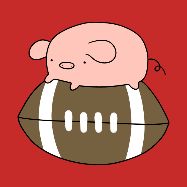 Little Pig and Football by saradaboru