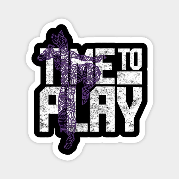 Juri T-Shirt - "Time to Play" Magnet by NALE