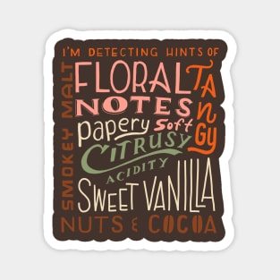 Coffee Tasting Notes Magnet