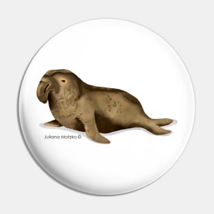 Elephant Seal Pin