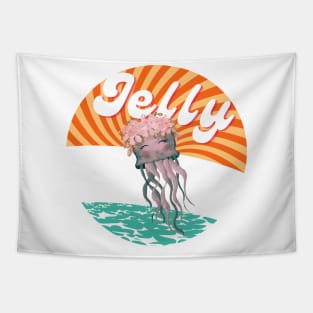 Sweet Jelly Mauve Stinger Jellyfish Design Gift Ideas Evergreen Tapestry