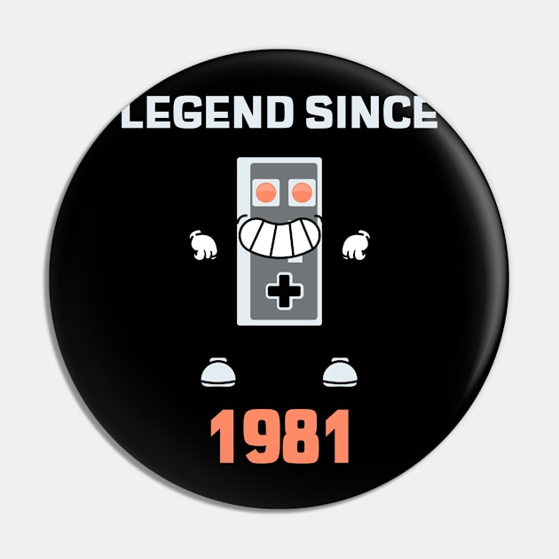 LEGEND SINCE 1981 Pin by INNATE APPAREL