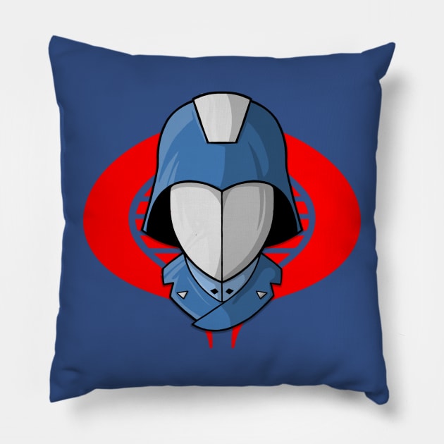 CLASSIC COBRA COMMANDER Pillow by Doyle Designs