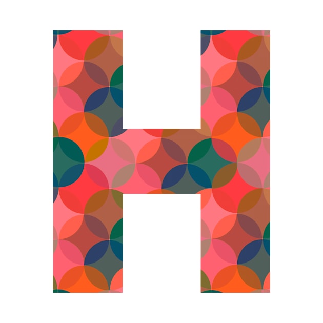 Letter H Initial by Obstinate and Literate