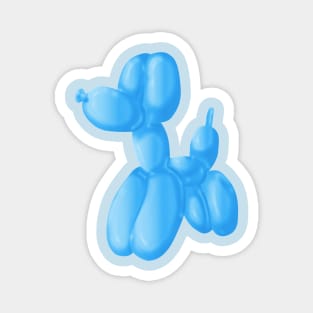 Blue Poodle Magnet