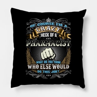 Cool Shirts for Men, Super Job Shirt Pharmacist Pillow