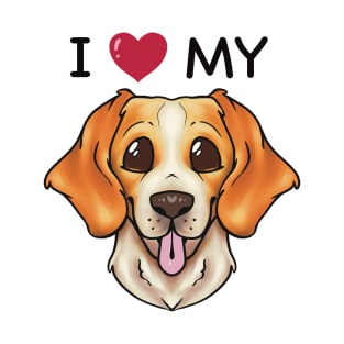 I Love My Beagle T-Shirt