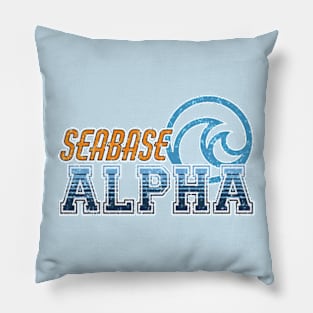 Seabase Alpha - Distressed Pillow