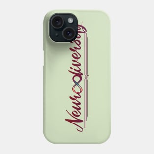 Neurodiversity (front and back design) Phone Case