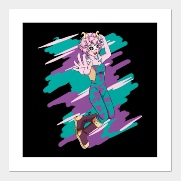 Mina Ashido Alien Queen Boku No Hero Academia Posters And Art Prints Teepublic