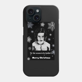 A gothic merry Christmas Phone Case