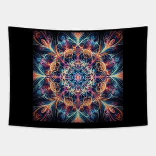 Stylized kaleidoscopic Tapestry