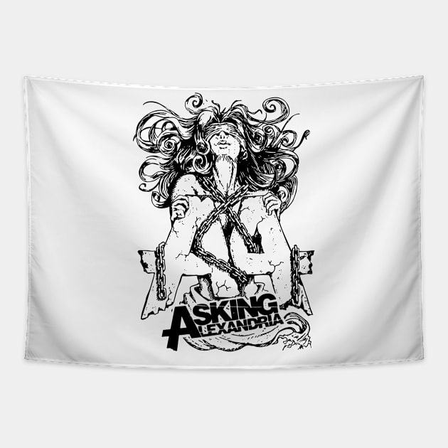 Asking Alexandria Tapestry by chloewilder.xyz