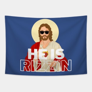 COOL JESUS HAS RIZZEN Tapestry